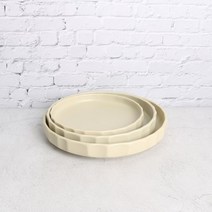CRAART 크레아트 원형 접시 3size 아이보리, 2호(IV11245-0875)