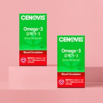 쇼핑백 증정 세노비스 오메가-3 (62캡슐/31일분) x 2개, 1. 제품만 발송