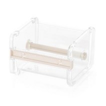 테이프디스펜서 와시 테이프 디스펜서 커터 롤 홀더 마스킹 데스크탑 Diy 스티커 스토리지, white