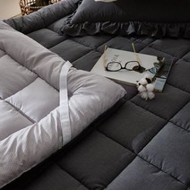 수면연구소 엘레나 오가닉 토퍼패드 퀸 150x200, 색상:펄그레이