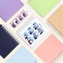 메모리즈 포토인생 네컷앨범 포카 초음파 사진첩 접착식 포토북 선물 사진인화, 피치핑크