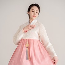 하늘달한복 [한복대여] 아랑6 - 고품격 하객 혼주 결혼식 신부 예식한복 한복 세트