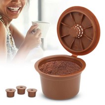 캡슐커피머신 호환 3Pcs 재사용 가능한 재충전 용 필터 컵 교체 적합 Caffitaly