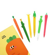 핑크풋 야채 과일 채소 샤프 0.5mm 택1 채소샤프 실리콘샤프 야채샤프 학용품 필기구, 선인장 1개