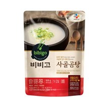 CJ더마켓 간편식 즉석식품 국레시피 탑티어 비비고 사골곰탕 국 탕 찌개 밀키트 500G, 22개