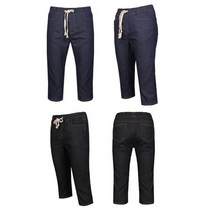 남자 다리길어보이는 7부 밴딩 청바지 남자여름코디