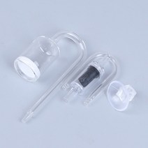 워터 펌프 co2 4 조각 세트 수족관 diy 디퓨저 유리 탱크 버블 반응기 솔레노이드 레귤레이터 moss atomizer for fish tank live plants, 검은색
