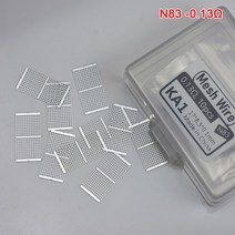 와이어메쉬 1 세트 DIY 도구 키트 메쉬 코일 저항 와이어 0.6ohm 0.13ohm RPM 2 히터 코어 재건 키트138701, As Pictures Shown 3