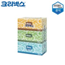 크리넥스 클래식 미용티슈 2겹 200매, 1팩, 3개입
