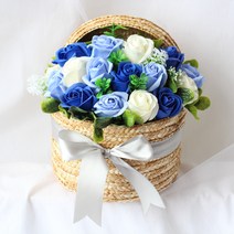 메이코 사랑 비누꽃 장미 바구니, 블루