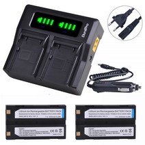 DuraPro 54344 GPS 배터리 LED 고속 듀얼 충전기 트림블 5700 5800 R6 R7 R8 TSC1 GPS 수신기 배터리 2600mAh, 4 Battery 1 Charger