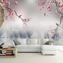 FREELIFE 거실 포인트 벽지스티커 북유럽 예쁜 EI-499, Self-adhesive Canvas