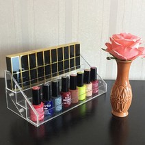 색소진열대 매니큐어진열대 젤네일진열대 립스틱진열대 화장품진열대 다용도진열대 3단진열대 4단진열대 반영구부자재 아크릴진열대, 3단