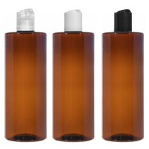 프레스캡 120ml 150ml 200ml 250ml 300ml 500ml 똑딱이캡 공병 화장품, 500ml 각갈색용기, 검정캡