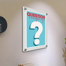 아크릴 자석 프레임액자 A4용 게시판 광고판 홍보판 알림판