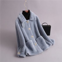 고급스러운 양털자켓 후리스 뽀글이 점퍼 하프기장 자켓 아우터 겨울코트