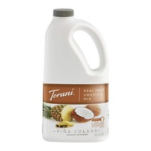 미국 Torani Real Fruit 스무디 믹스 피나 콜라다 1.9L(64온스), 64 Fl Oz(1팩)_딸기 바나나