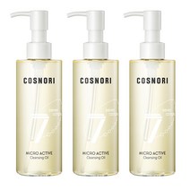 코스노리 마이크로 액티브 클렌징 오일, 3개, 200ml