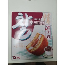 찰초코파이정 앙크림 12p, 336g, 30개