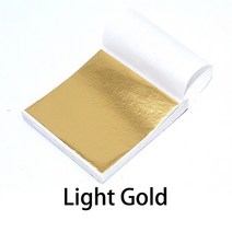 은박단열재 바닥 단열재 외벽 스티로폼 모조 골드 실버 호일 종이 잎 금박 DIY 예술 공예 종이 생일 파티, 14 100pcs