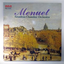 (중고LP) 미뉴에트. MENUET. 아마데우스 실내악단. 보케리니 미뉴에트. 비제 아를르의 여인. 모짜르트 아이네 클라이네 나흐트무지크 (자켓 상태 AA. 음반 사용감 있음)