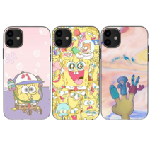 스폰지밥 폰케이스 갤럭시 S9 S9+ 뚱이 집게사장 귀여운 애니메이션 캐릭터 주문제작 범퍼케이스