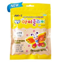 아모스 탱탱 아이클레이 파우치, 살구, 50g