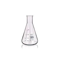 삼각 유리 플라스크 Simax Flask Narrow-neck Erlenmeyer Flask 100ml~500ml / 변심에 의한 반품 불가 (신중하게 주문), 100ml