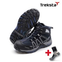 트렉스타 6인치 안전화 경량화 GT-16N 지퍼 통풍 공용 + V존양말