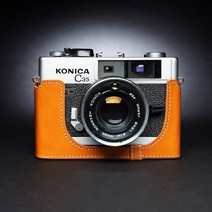 코니카 코니카 C35 EF3 FD AUTO S3 카메라 가방 가죽 슬리브 필름 186, C35 FD베이스 황갈색