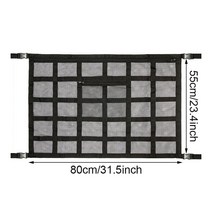 캠핑 자동차 루프 바스켓 박스 차량 캐리어 백 자동차 천장 화물 그물 포켓 정리 보관 가방 지붕 텐트 캠핑, 02 B