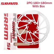 자전거브레이크패드 디스크브레이크 픽시 2pc sram 160mm 디스크 로터 유압 디스크 브레이크 로터 180mm 203mm 자전거 중심선 로터 도로 산악 자전거 로터 mtb, 2pc 180-203mm