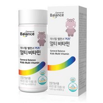 지쿱 제너럴 밸런스 키즈 멀티 비타민, 1개, 60