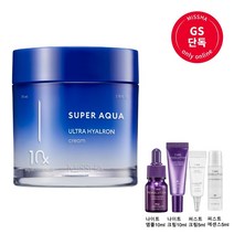 [SSG단독][미샤]수퍼 아쿠아 울트라 히알론 크림 70ml + 증정4종, 단품