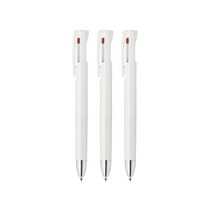 제브라 블렌 3C 0.7 화이트 B3A88-W 3색볼펜, 3개