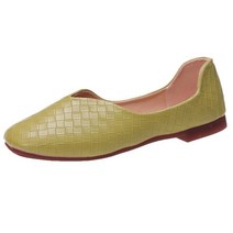 Z3JC 순색광판 네모짜임 바람결에 스몰구두 캐주얼 플랫 여성 플랫슈즈입니다