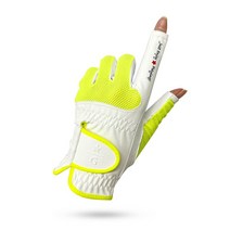 스타지 네일컷 골프장갑 여성골프장갑 네온컬러 네일아트보효용 메쉬소재, 네온 오렌지