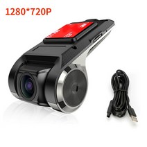 차량 블랙박스 채널 1 2 후방 카메라Vtopek-ADAS Usb 자동차 DVR 대시 카메라 루프 녹화 안드로이드 멀티미, 01 1280 720P_01 64G