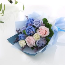 허니비 플라워 비누 꽃다발 졸업식 발표회 기념일 생일 시들지않는꽃 꽃선물, 03.바이올렛 꽃다발, 20송이
