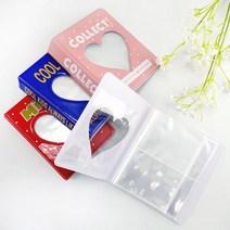 2단 콜렉트북 콜북 방탄 포카 포토카드 바인더 폴라로이드앨범, 핑크