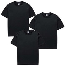 문컬렉션 3장 SET 반팔 쿨티 무지티 남녀공용 티셔츠