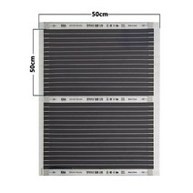 적외선 바닥 난방 필름 220V 전기 시스템 및 부품 50CM 너비 가정용 포일 매트, 1pc 50x50cm
