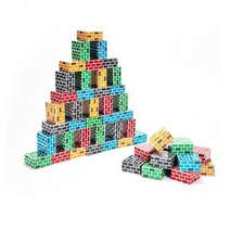 종이벽돌블록 작은정사각 50피스