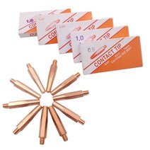 동주 CO2팁 용접팁 일반 국산 동(Cu) 0.9X45MM/1.0X45MM/1.2X45MM/1.4X45MM/1.6X45MM(10개입), 1.4(10개입), 10개