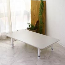 [허니센스] 국산 6인용 8인용 접이식 밥상 집들이 손님 상 테이블 높이조절 1200x800, 솔트라이크그레이