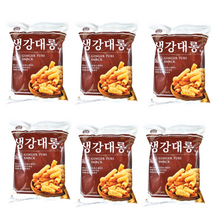 동화씨앤에프 생강대롱스낵 132GX12, 132g, 6개