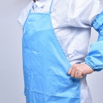 크린룸 토시 무진 토시 방진토시 제전 토시 백색/하늘색, 추가상품_방진앞치마, 하늘색(SKY BLUE)