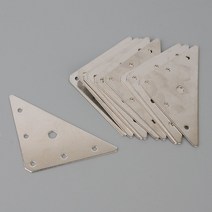 Simple Design 다목적 삼각형 평철 10개