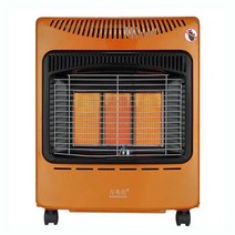 가스히터 업소용 가스 난로 스토브 사무실 매장 가게 난방 히터, 작고 얇은 (천연가스) 5m 가스관