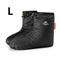 XL Naturehike 침낭 액세서리 구스 다운 슬리퍼 야외 활동 캠핑 다운 양말 따뜻함 방수 사용 가능 23, L, 1개